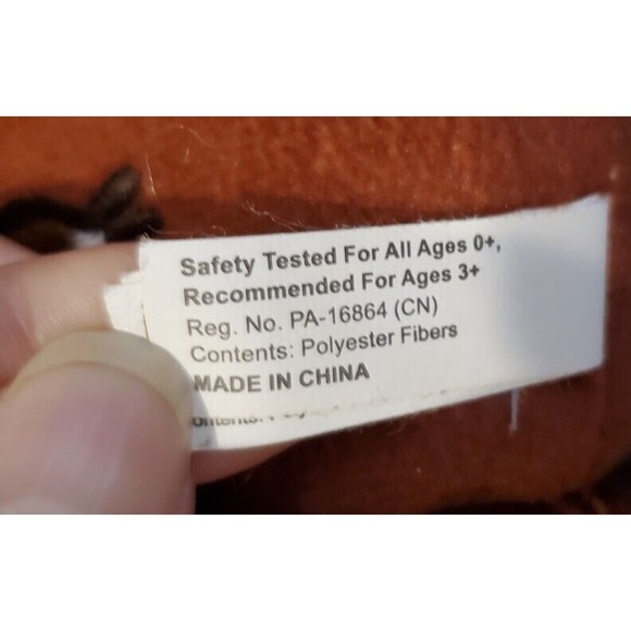 6.5" Num Noms Pink Brown White Ice Cream Waffle Ears Toy Factory Stuffed Toy - Picture 12 of 12